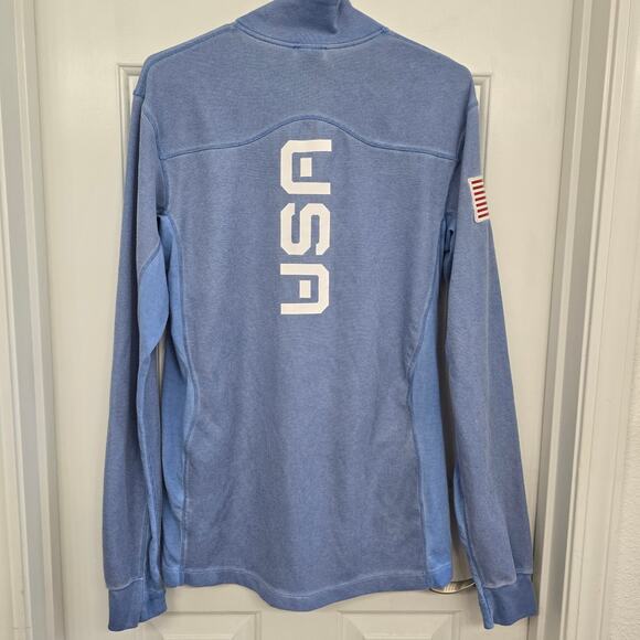 Nike ACG USA Olympic Dri-FIT ADV Half Zip Training Men's Logo Shirt Performance - Picture 8 of 9